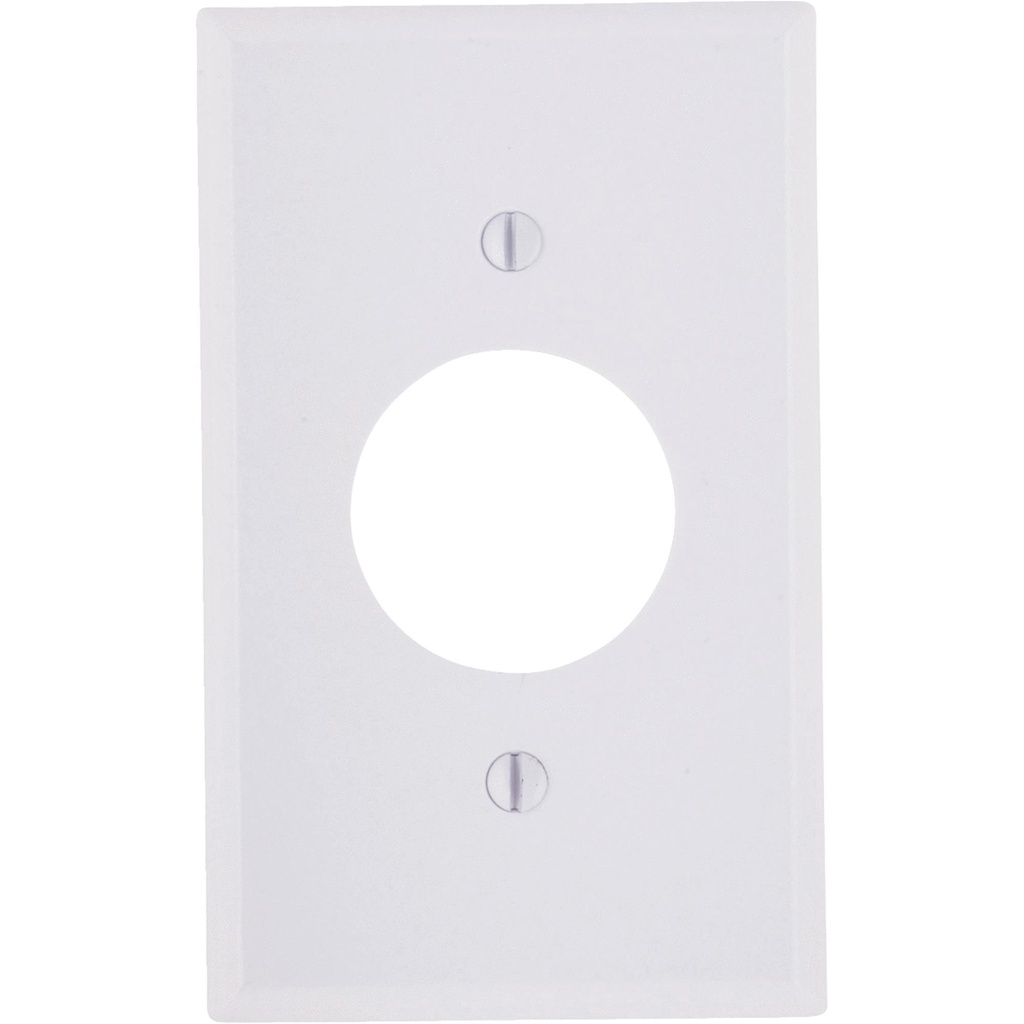 [88004-W] Leviton White 1 Gang Plastic Outlet Wall Plate 1 Pack (Pack of 25)