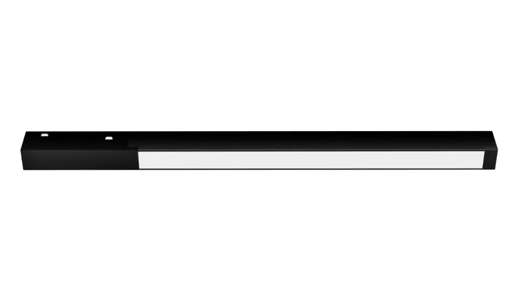 [HB-XTD485-12H] 24V Magnetic Track 12W Flood Light 3000K Aluminum Black Finish