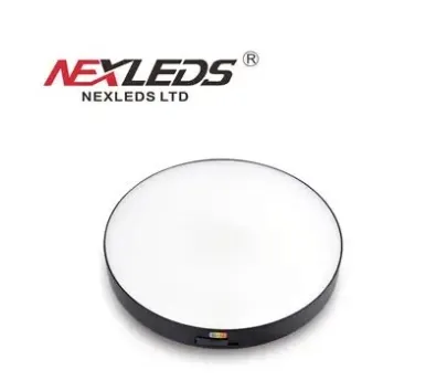 [NX-9SMPLE-18W-5CCT] Nexleds NX-9SMPLE-18W-5CCT 18W Black LED Flush Mount