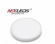 [NX-11SMPL24W-5CCT-WH] Nexleds 11 inch Die-cast Flush Mount Panel - 5CCT Adjustable - 24W 120V AC