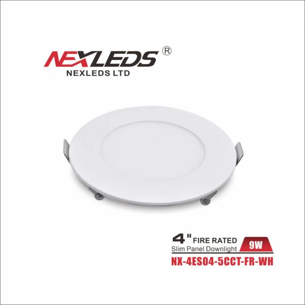 NX-4ES04-5CCT-FR-WH - 4 inch LED Slim Pot Light 2-Hour Fire Rated