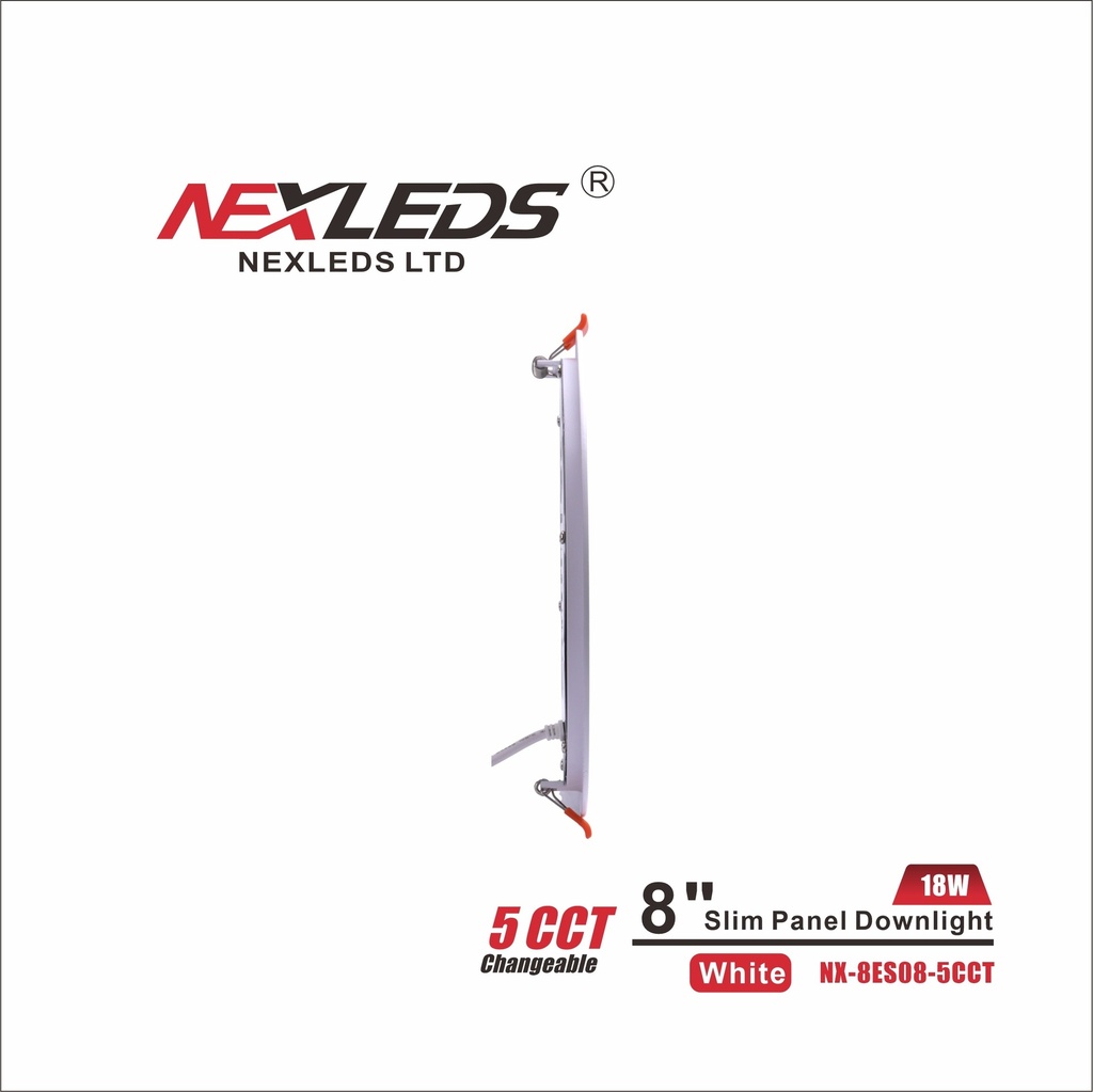 Nexleds 8" Slim Panel Downlight Wet Location