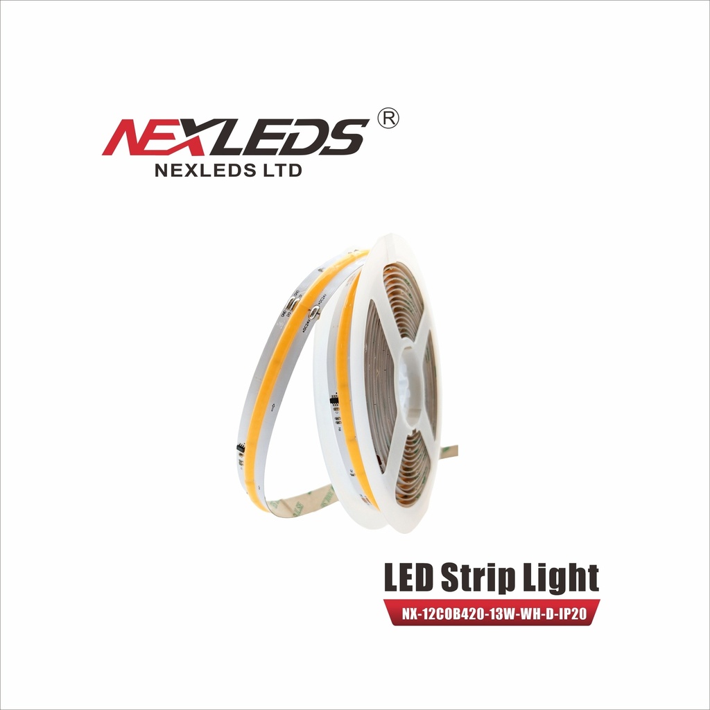 Nexleds LED 12MM COB Tape Light CCT-IC Digital - chase
