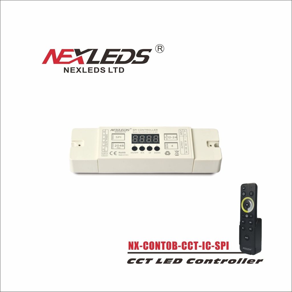 Nexleds LED Digital CCT chase controller with remote control