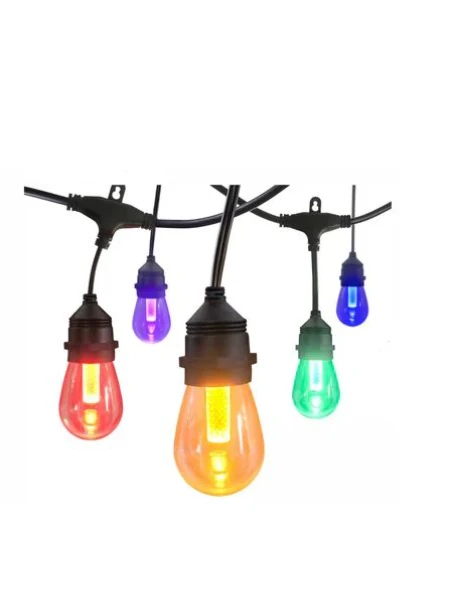 [NX-S14-15M-RGBW] Nexleds NX-S14-15M-RGBW 15W Black LED String Light