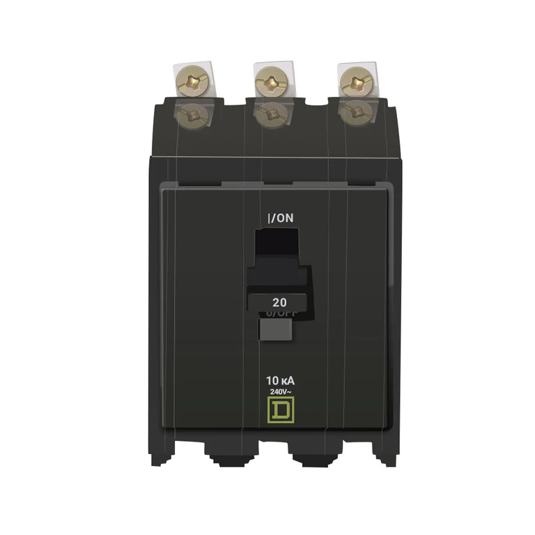 [QOB320] Square D QOB320 Miniature Circuit Breaker Bolt-On - 20 Amp - 3 Pole - 240 Volt