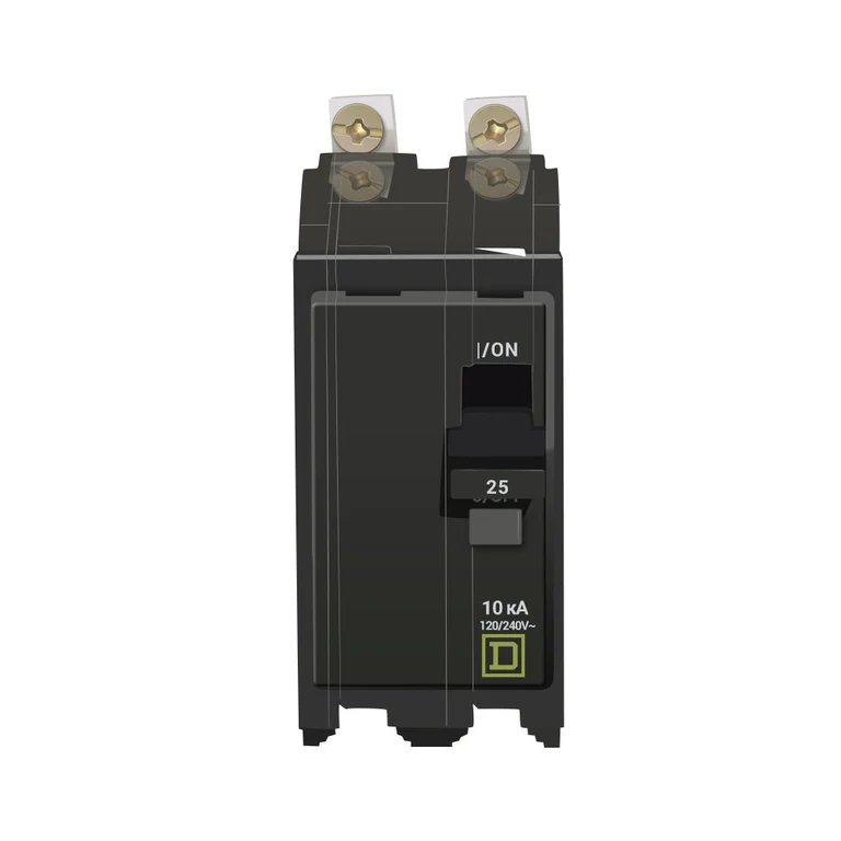 [QOB225] QOB225 - Square D - 25 Amp Circuit Breaker Bolt-On - 25 Amp - 2 Pole - 240 Volt