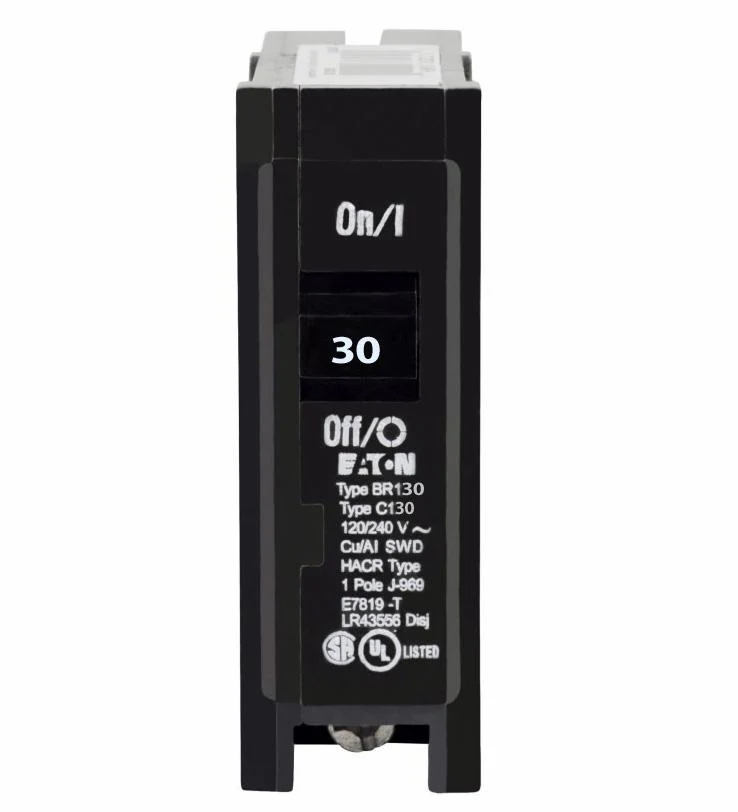 [BR130] Eaton BR130 30A Push On Single Pole Circuit Breaker
