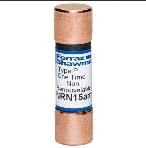 [NRN15A] MERSEN NRN15 15A 250V Mersen NRN Series Class H Non-Time Delay Fuse