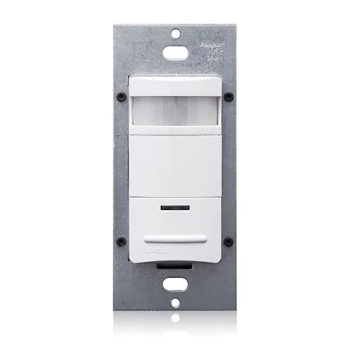 Leviton Occupancy Sensor, PIR, Wall Switch, 2100SF, 10A-347V, White, Decora® ODS10-I3W