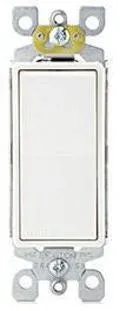 [5601-WBK] Leviton 5601-WBK 15A Single Pole Decora Switch