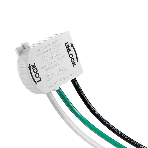 [MSTWL-SDA] Leviton 20 Amp, 125 Volt, Wiring Module for Lev-Lok® Receptacles MSTWL-SDA
