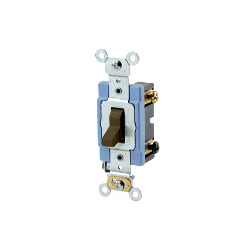 [1203-2] Leviton 15 Amp Toggle Switch, 3-Way, Quiet Switch, Extra Heavy Duty Spec Grade 1203-2