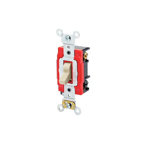 [1223-2I] Leviton 20 Amp Toggle Switch, 3-Way, Quiet Switch, Extra Heavy Duty Spec Grade 1223-2I