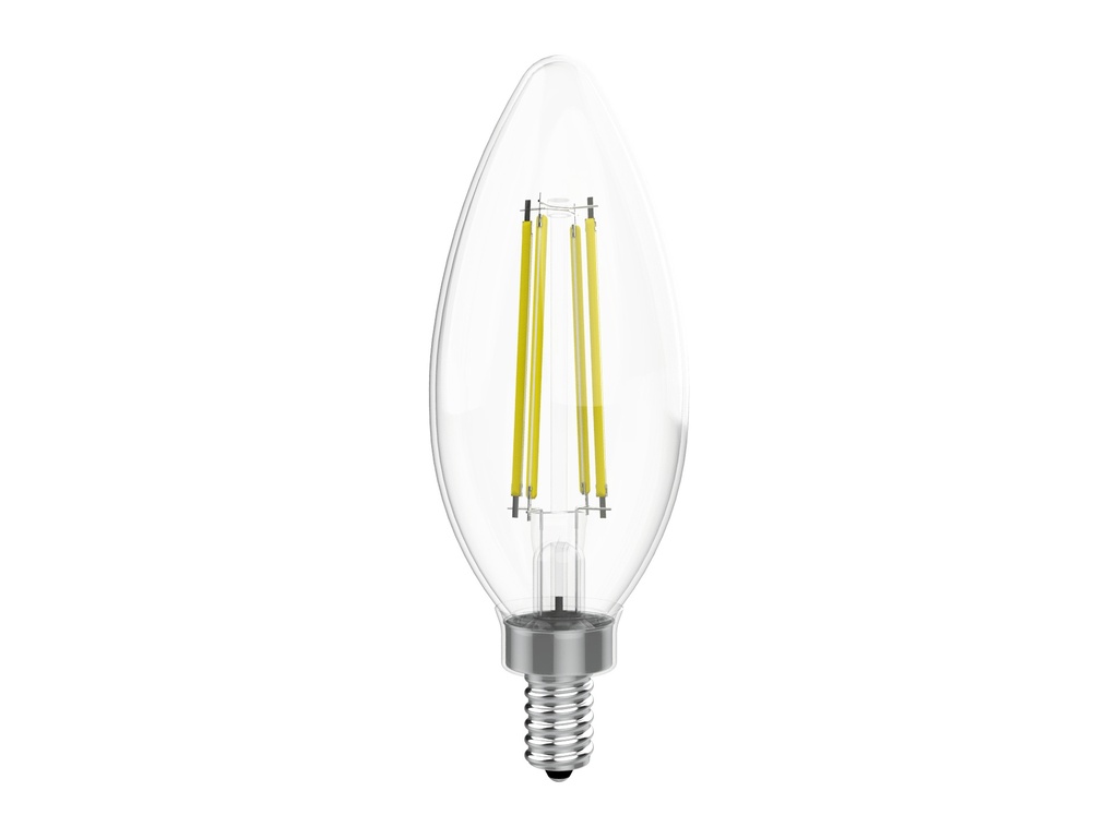 [VO-FCAW9-12-30-D] Votatec VO-FCAW9-12-30-D, LED Candle Filament, 120V, 9W, 1000 Lumens, 3000K Soft White, E12 Base, Dimmable