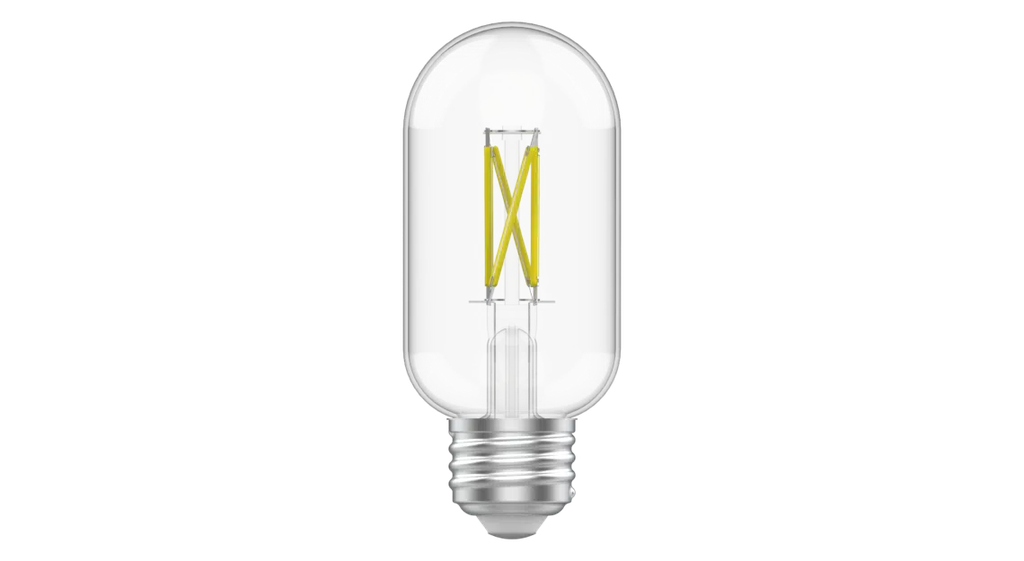 [VO-FT45W6-26-30-D] Votatec VO-FT45W6-26-30-D, LED T45 Cross Filament, 120V, 6W, 700 Lumens, 3000K Soft White, E26 Base, Dimmable