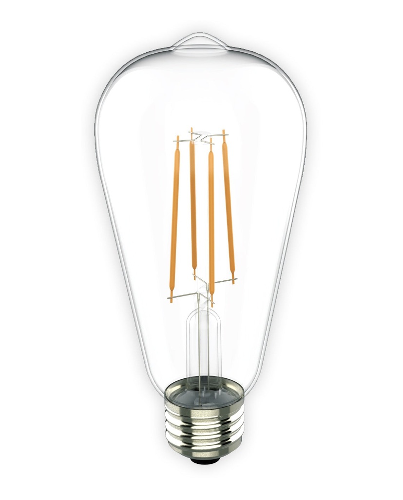 [VO-ST64W6-120-27-C-D] Votatec ST64 Filament LED VO-ST64W6-120-27-C-D, 120V 6W CCT