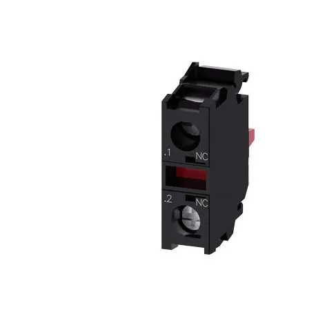 Contact module with 1 contact element, 1 NC, screw terminal, for front plate mounting, Minimum order quantity 5 or a multiple of this
