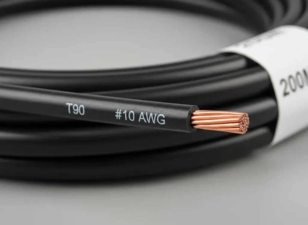 T90 #10 CU STR 200M (Black)