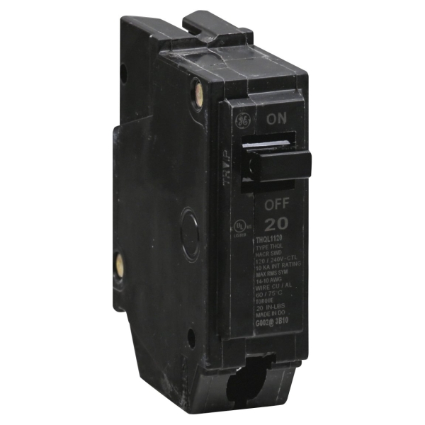 [THQL1120] General Electric THQL1120 Circuit Breaker  1-Pole 20-Amp Thick Series
