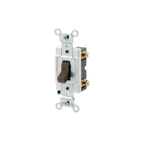 [CSBI-15] Leviton 15 Amp, Toggle Switch, Single-Pole, Quiet Switch, Commercial Spec Grade CSB1-15