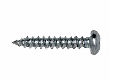 [SDPI2A016Z] #10 x 1-inch Pan Head Square Drive Tapping Screw - Type A - Zinc Plated - 100pcs