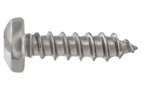 [SDPI2A032Z] #10 x 2-in Pan Head Square Drive Steel Wood Screws, Zinc-Plated, 100pcs