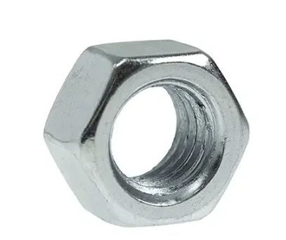 [NDMFCPZ] #1/4"-20 Machine Screw Hex Nut, Zinc Plated (100-pack)