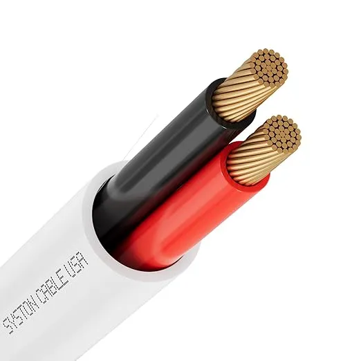 [4202C-PB-WH-500] Syston 14/2 OFC Speaker Wire, CL3R/CMR, 500 ft