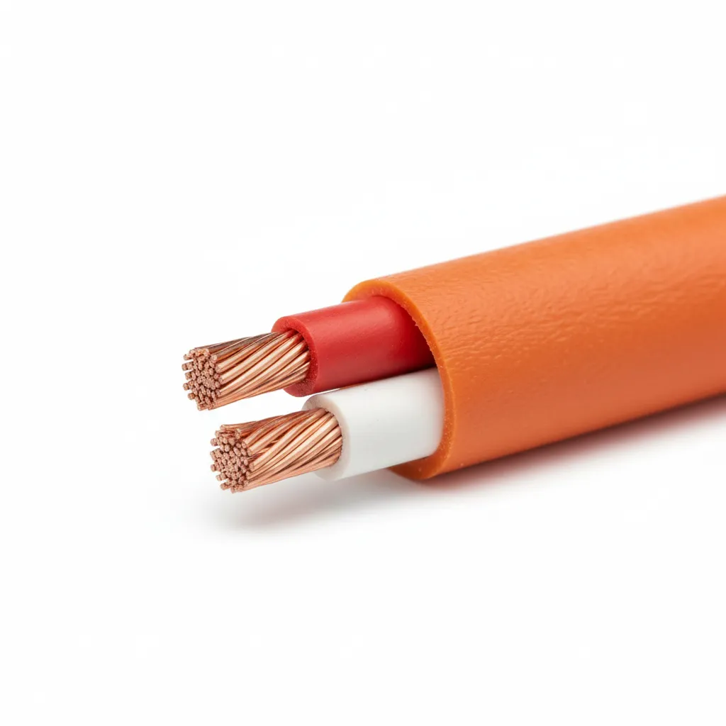 [5718C-PB-OR-1000] Syston 18/4 Shielded Security Alarm Cable, CMP/CL3P, White, 1000 ft (Tangerine)