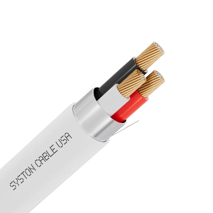 [5788C-SP-WH-1000] Syston 16/3 Shielded Security Control Cable, CMP/CL3P, White, 1000 ft