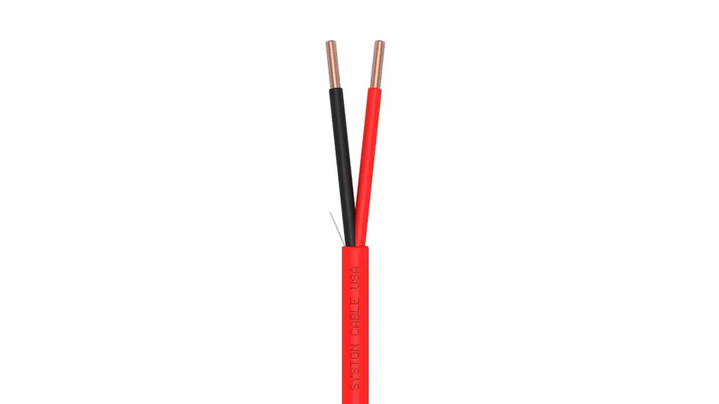 [6062C-SP-RD-1000] Syston 14/2 Fire Alarm Cable, FPLR/CL3R, Red, 1000 ft