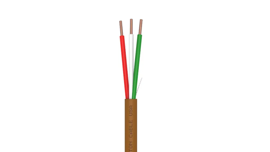 [7137C-SP-BN-250] Syston 18/3 Thermostat Wire, CL3R/CMR, Brown, 250 ft