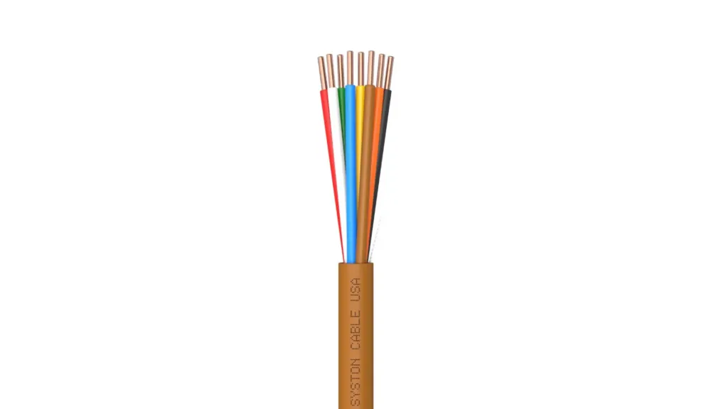 [7537C-SP-BN-250] Syston 18/8 Thermostat Wire, CL3R/CMR, Brown, 250 ft