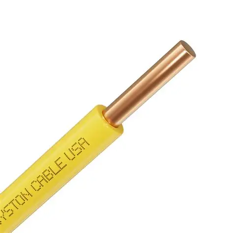 [8258C-SP-YL-1000] Syston Duraflex 14 AWG Tracer Wire, Direct Burial, 1000 ft