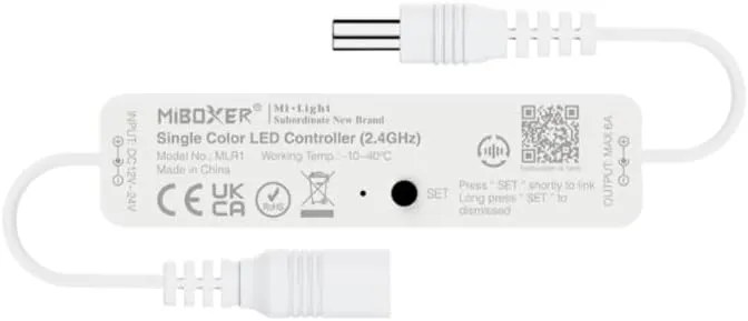 [MLR1] Miboxer MLR1 Mini Single Color LED Controller 2.4GHz, Dimming Range 0.1%-100%