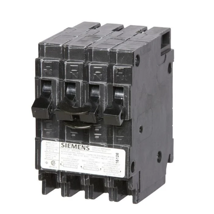 [Q21525CTNC] Siemens Q21525CTNC Circuit Breaker, 120/240 V AC, 2x15A Single Pole 1x25A 2 Pole