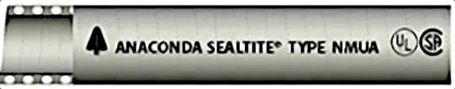 [15010] 1-1/2" NMUA UL/CSA Grey Non Metallic Liquid Tight Conduit