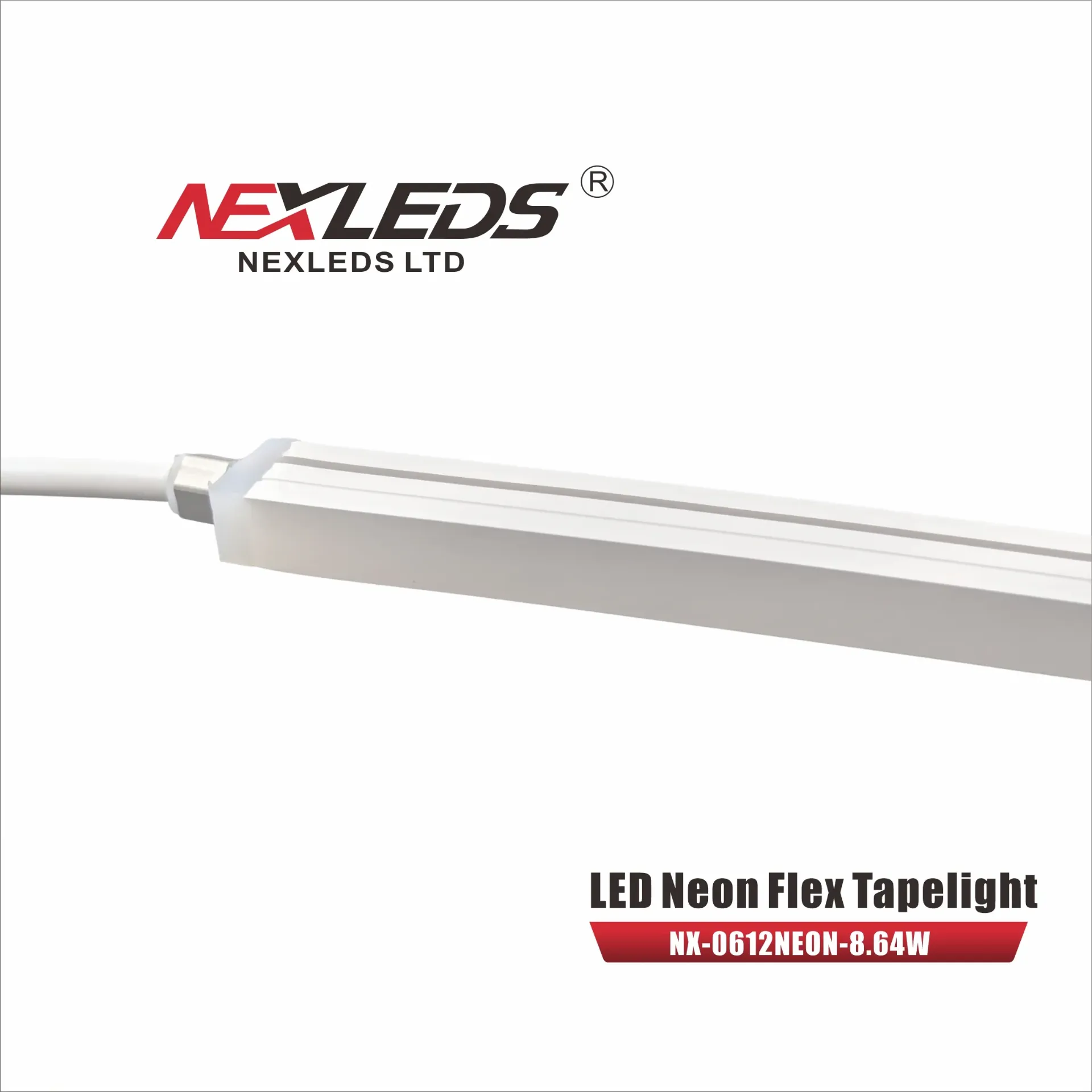 [NX-0612NEON-8.64W-3K] Nexleds Neon Flex Silicone Profile Tape Light 3000K 10M | NX-0612NEON-8.64W-3K