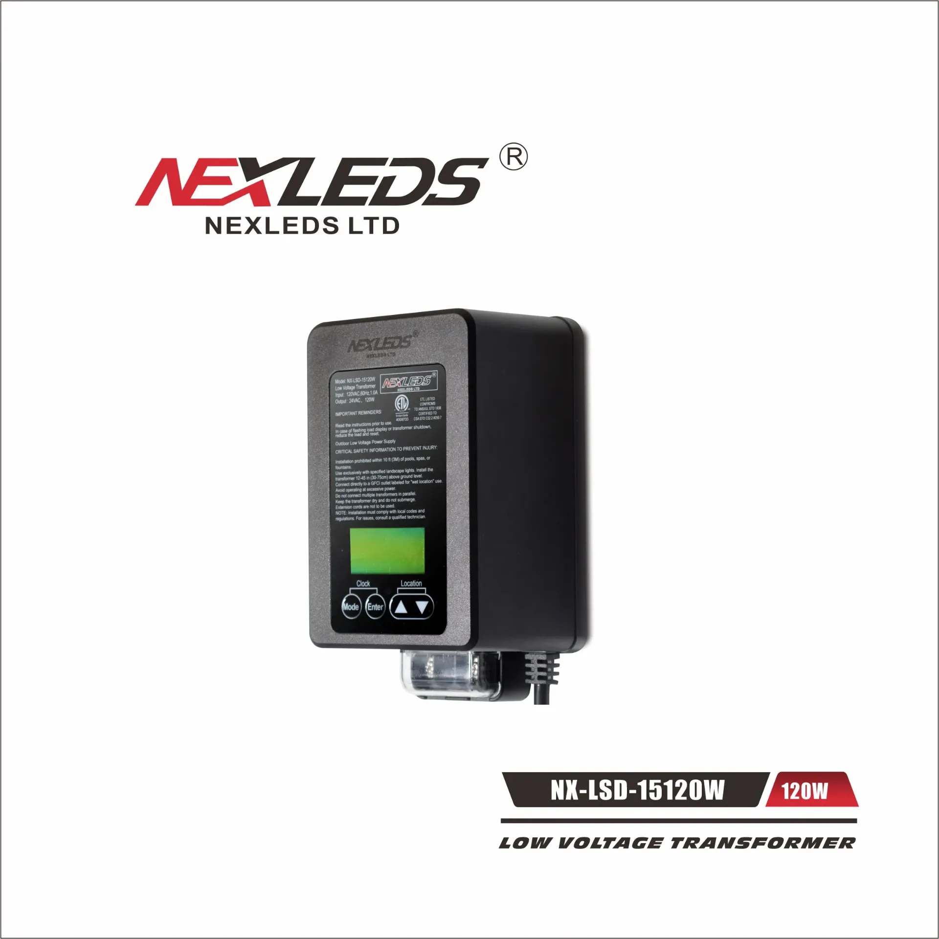 [NX-LSD-15120W] Nexleds 120W Landscape Driver