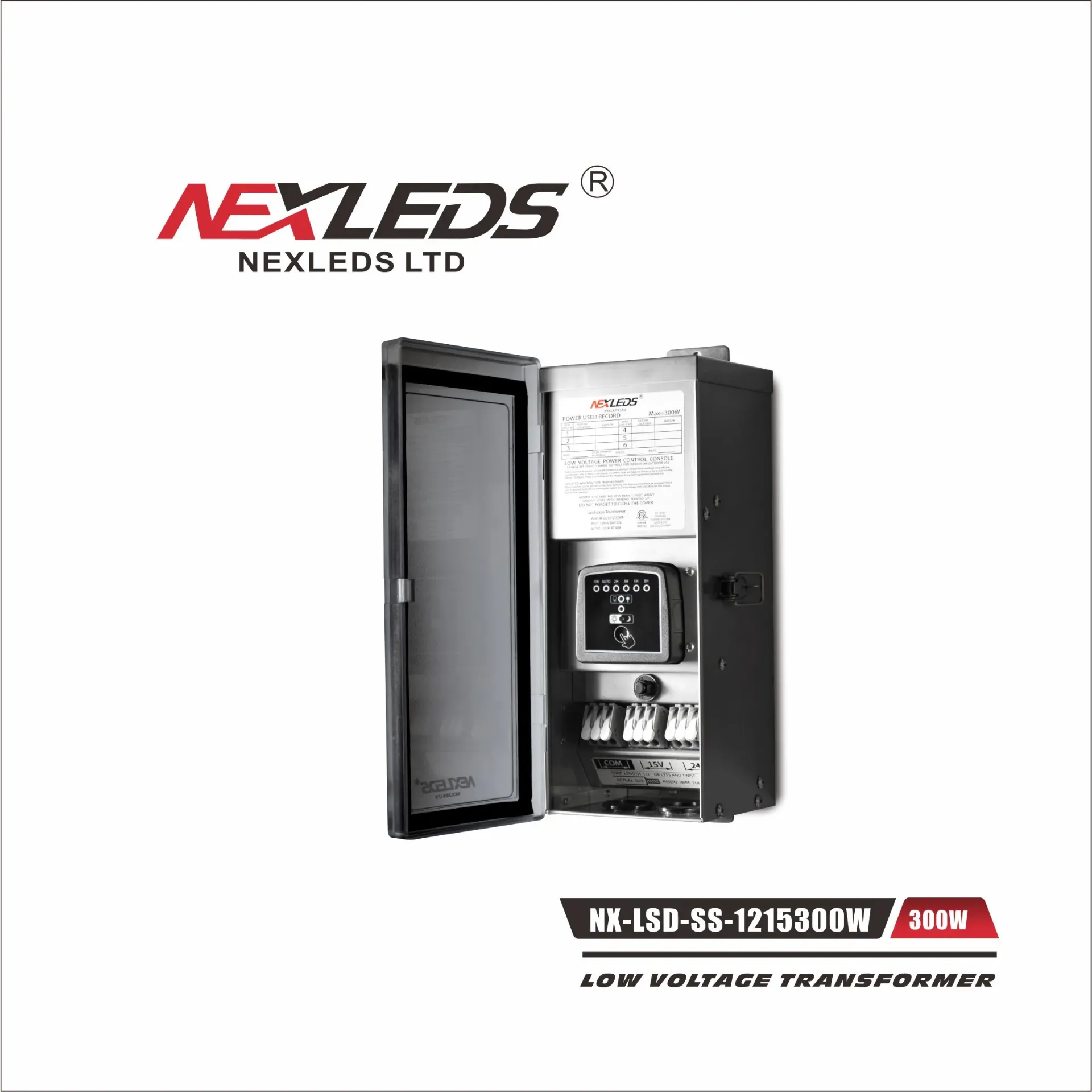 [NX-LSD-SS-1215300W] Nexleds Stainless Steel 300W Landscape Driver