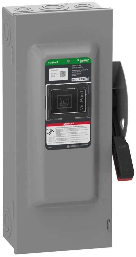 [VH323BGL] Square D VH323BGL HD Switch | 240V 100A 3P Fusible Disconnect Nema 1