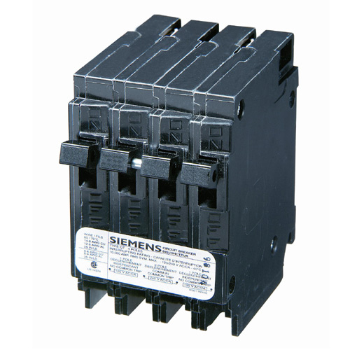 [Q21540CTNC] Siemens Q21540CTNC Circuit Breaker, 120/240V AC, 2x15A Single Pole 1x40A 2 Pole