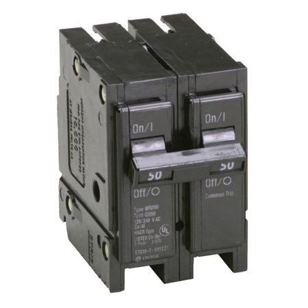 [BR250] Eaton BR250 50A Push On Double Pole Circuit Breaker