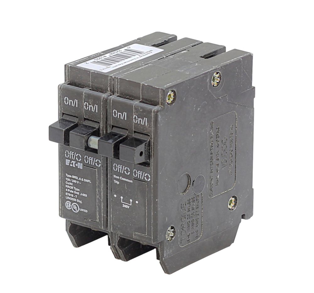 [DNPL151515] Eaton DNPL151515 2x15A Single Pole, 1x15A Double Pole Standard Trip Circuit Breaker - Space Saver Tandem