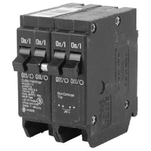[DNPL154015] Eaton DNPL154015 2x15A Single Pole, 1x40A Double Pole Standard Trip Circuit Breaker - Space Saver Tandem
