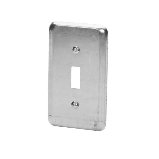 [11C5] Utility Box Toggle Galvanized Switch Cover
