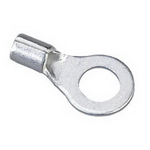 [83-0351] Non-Insulated Ring Terminal, 12-10 AWG, 1/4" Stud, Box of 25