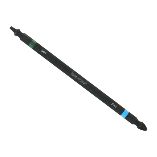 [70124GBP1] Impact Bit-Double Ended #1 Green & #2 Blue x 4" PKG
