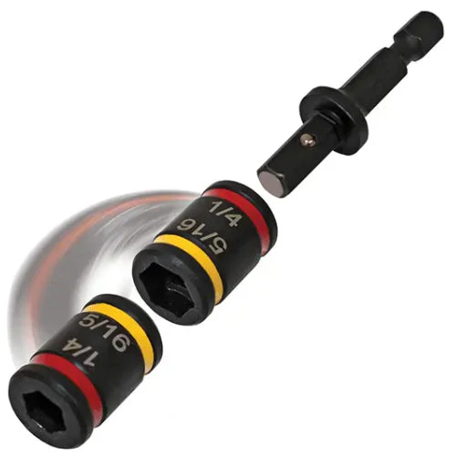 [70462RY] Malco C-Rhex Dble-End Magnetic 2" Hex Driver 1/4" & 5/16" -RD/YW